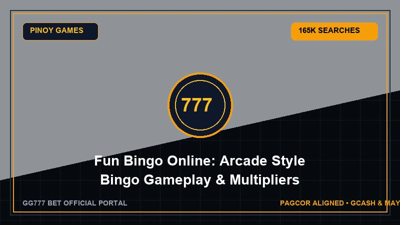 Fun Bingo Online: Arcade Style Bingo Gameplay & Multipliers