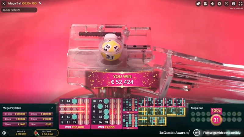 Mega Ball Live Show: Bingo Cards, Multiplier Rounds & Top Odds