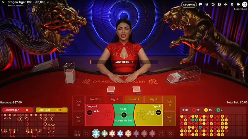 Live Dragon Tiger: Rules, Card Values & Suited Tie Payouts